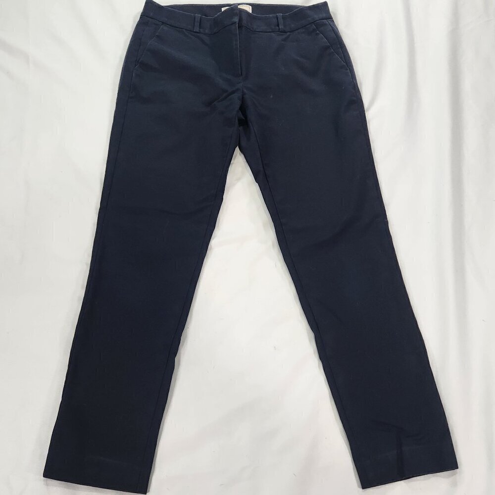 Women's Michael Kors Navy Blue Stretch Skinny Leg Pants Size 6 Lot A